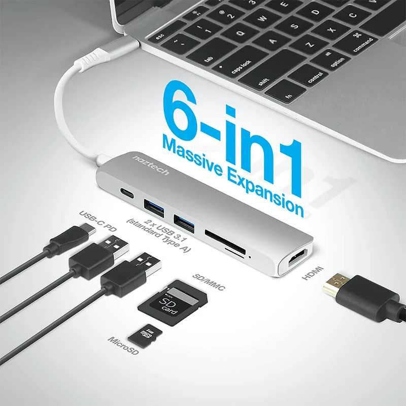 All-in-One USB-C Adapter Hub