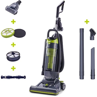 Corded Bagless Upright Vacuum with Bonus HEPA Filter 