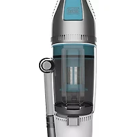 Steam Mop & Dry Vacuum in White/Aqua