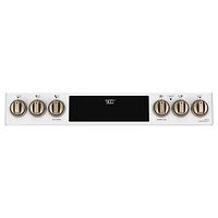 5.7 Cu. Ft. Matte White Smart Induction and Convection Range