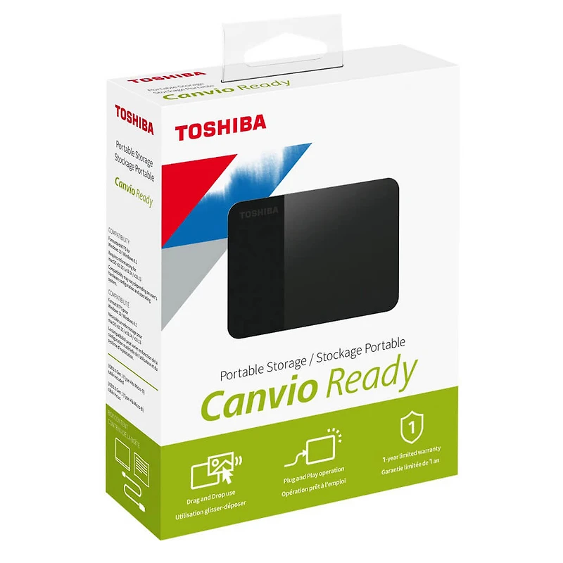 Canvio® Ready Portable 4TB Hard Drive
