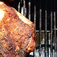 Heavy Duty Nylon Grill Brush with Scraper - OPEN BOX