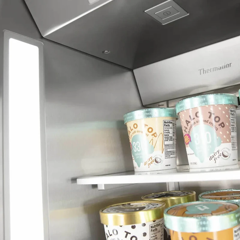 Cu. Ft. Panel Ready Freedom Collection Left Hinge Built-In Column Smart Freezer