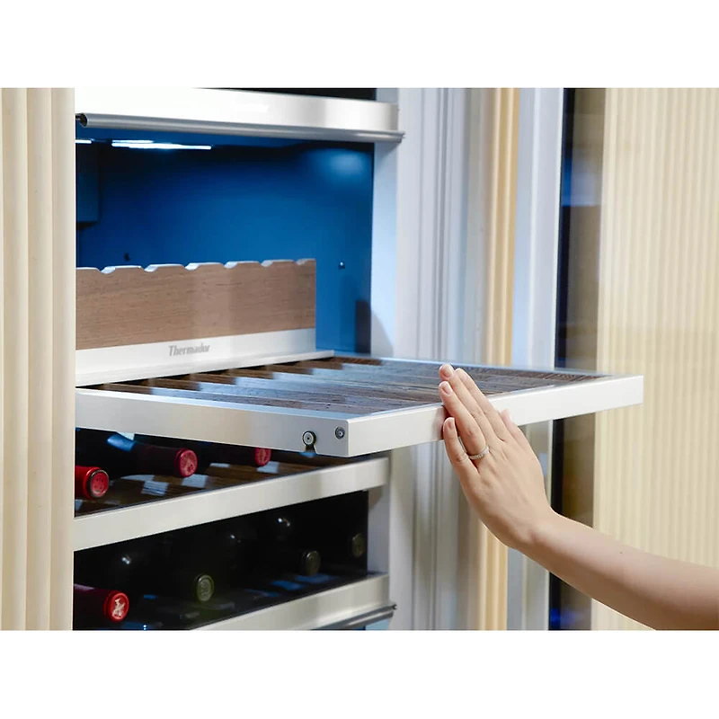 24 inch 92 Bottle Glass Door Panel Ready Built-In Smart Wine Cooler