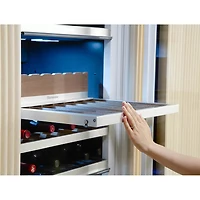 24 inch 92 Bottle Glass Door Panel Ready Built-In Smart Wine Cooler