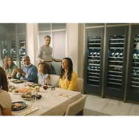24 inch 92 Bottle Glass Door Panel Ready Built-In Smart Wine Cooler