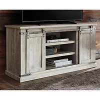 Carynhurst 60 inch TV Stand - Whitewash - OPEN BOX