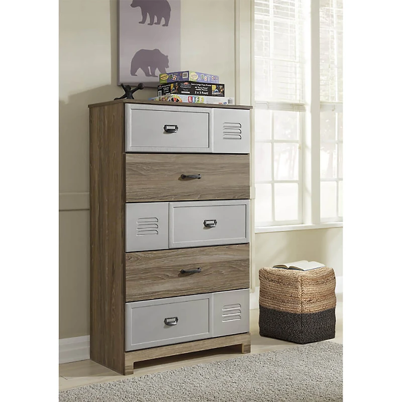 Sweed Valley Pouf - Natural/Black - OPEN BOX