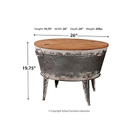 Shellmond Coffee Table With Storage - Two-Tone