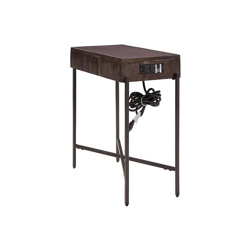 Matler Accent Table - Grayish Brown - OPEN BOX