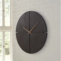 Pabla Wall Clock - Black - OPEN BOX