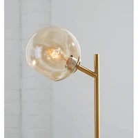 Abanson Desk Lamp - Amber/Gold Finish - OPEN BOX