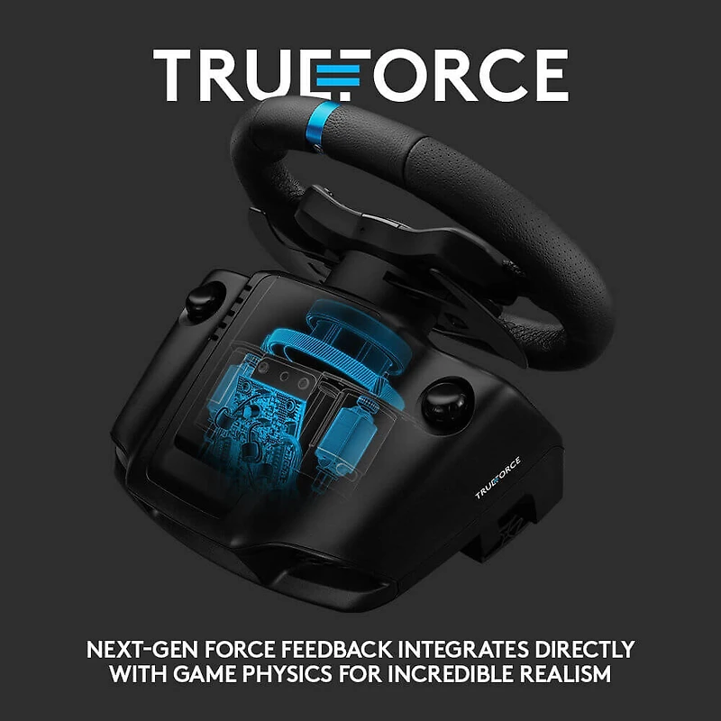 G923 Trueforce Sim Racing Wheel and Pedals for PC, PS4, and PS5
