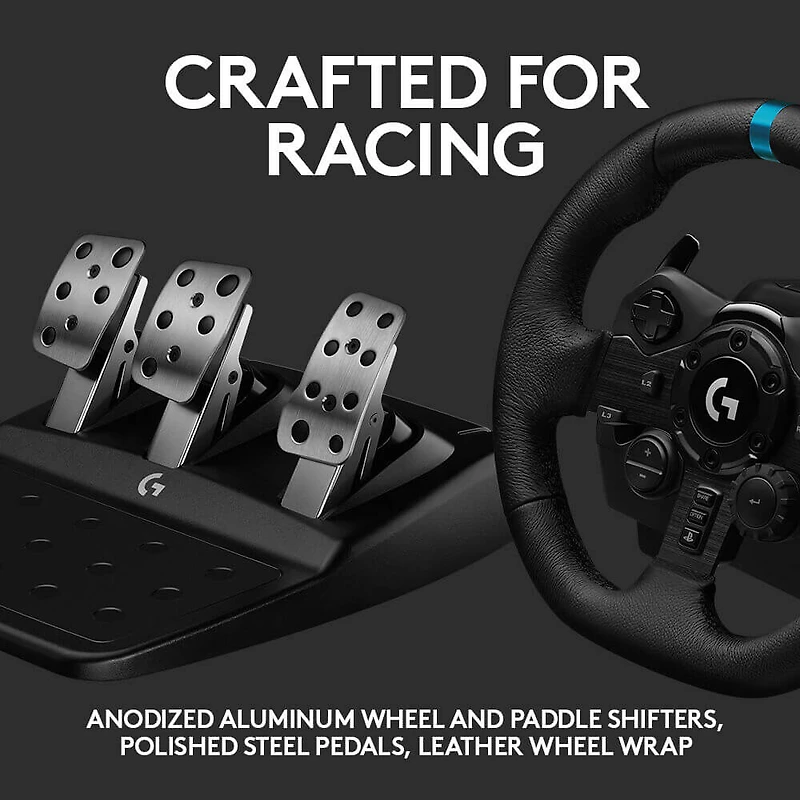 G923 Trueforce Sim Racing Wheel and Pedals for PC, PS4, and PS5