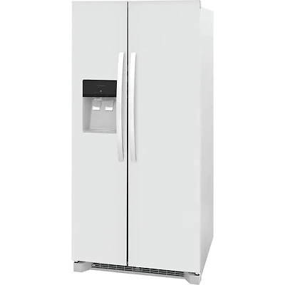 22 Cu. Ft. White Side-By-Side Refrigerator - OPEN BOX