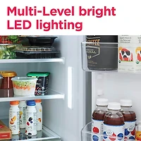 22.3 Cu. Ft. Stainless Steel Counter Depth Side-By-Side Refrigerator