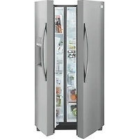22.3 Cu. Ft. Stainless Steel Counter Depth Side-By-Side Refrigerator