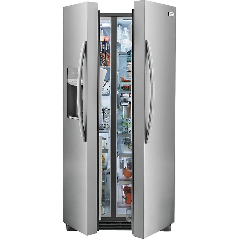 22.3 Cu. Ft. Stainless Steel Side-By-Side Refrigerator