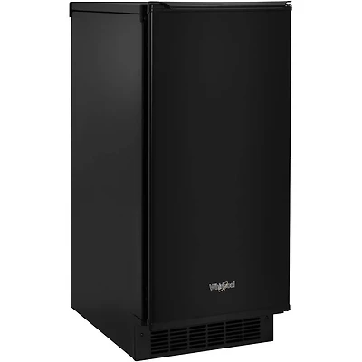 15 inch Black Icemaker with Clear Ice Technology