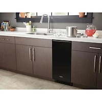 15 inch Black Icemaker with Clear Ice Technology