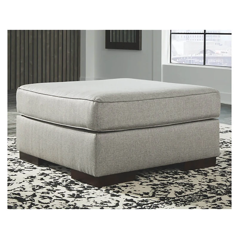 Marsing Nuvella Oversized Ottoman - Slate