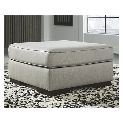 Marsing Nuvella Oversized Ottoman - Slate