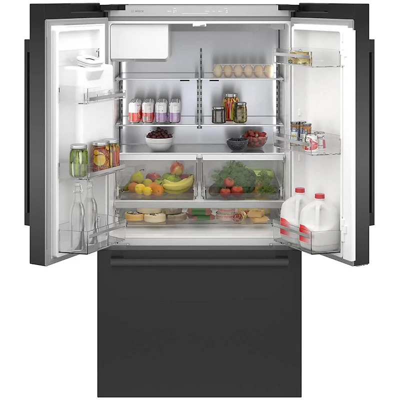 21 Cu. Ft. Black Stainless French Door Bottom Mount Refrigerator - OPEN BOX