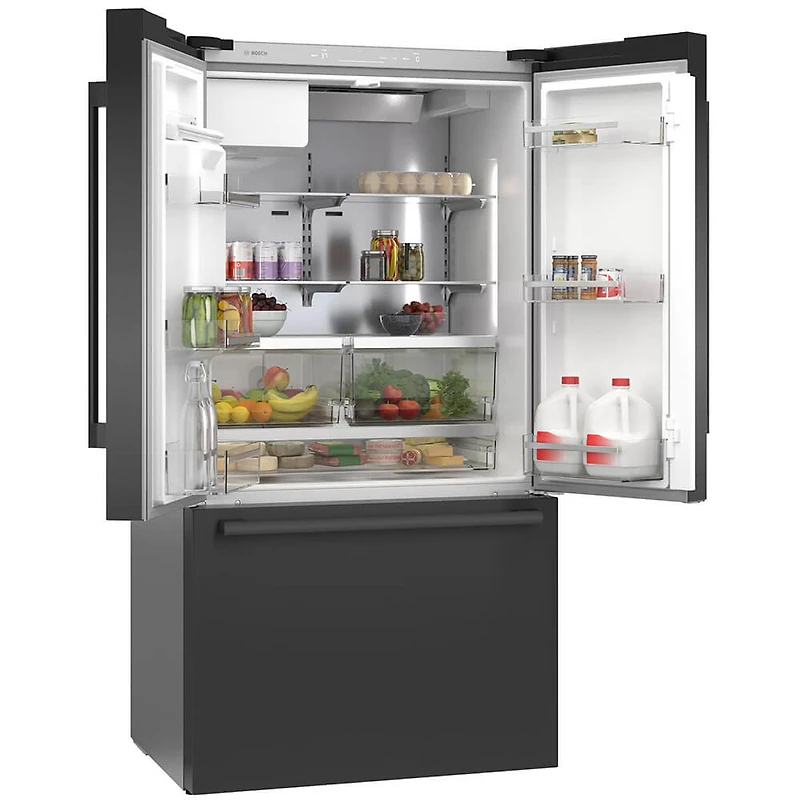 21 Cu. Ft. Black Stainless French Door Bottom Mount Refrigerator - OPEN BOX