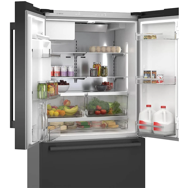 21 Cu. Ft. Black Stainless French Door Bottom Mount Refrigerator - OPEN BOX