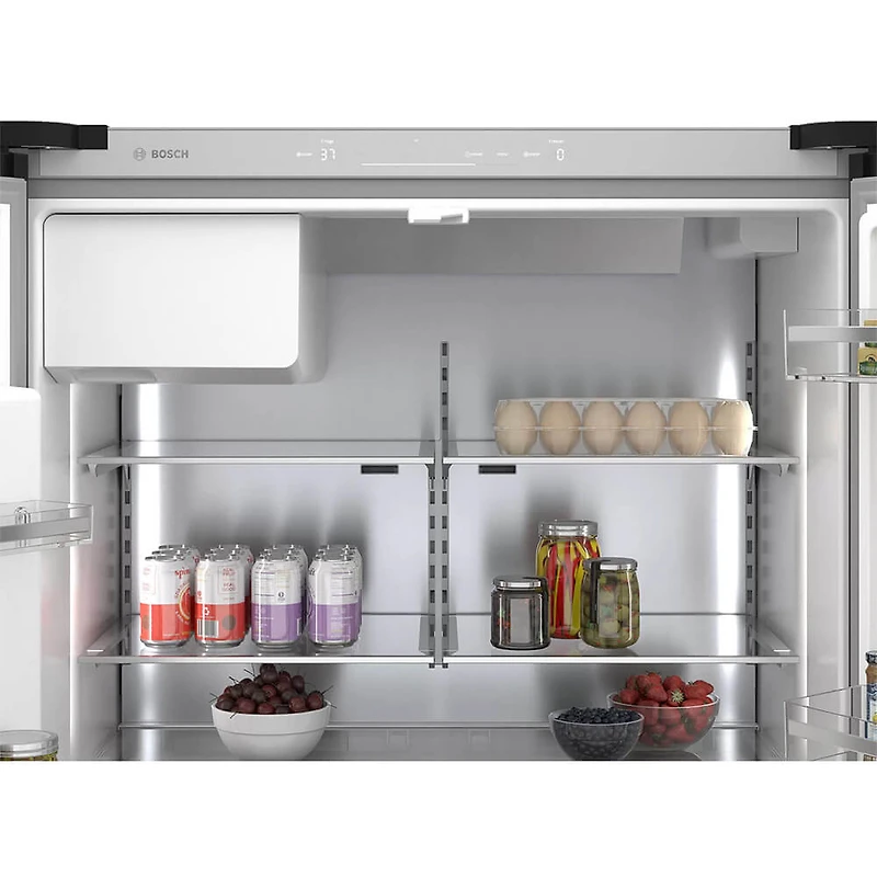 21 Cu. Ft. Black Stainless French Door Bottom Mount Refrigerator - OPEN BOX