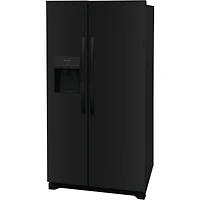 25.6 Cu. Ft. Side-by-Side Refrigerator - Black - OPEN BOX