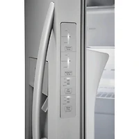 25.6 Cu. Ft. Side-by-Side Refrigerator - Stainless Steel - OPEN BOX