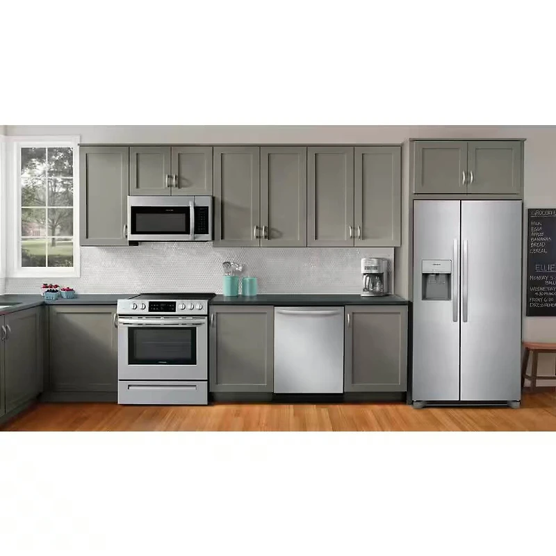 25.6 Cu. Ft. Side-by-Side Refrigerator - Stainless Steel - OPEN BOX