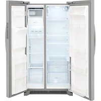 25.6 Cu. Ft. Side-by-Side Refrigerator - Stainless Steel - OPEN BOX