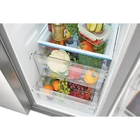 25.6 Cu. Ft. Side-by-Side Refrigerator - Stainless Steel - OPEN BOX