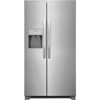25.6 Cu. Ft. Stainless Steel Side-by-Side Refrigerator