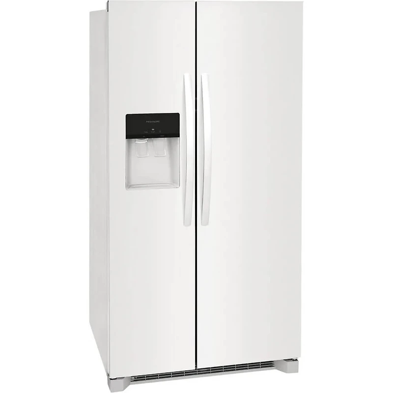 25.6 Cu. Ft. Side-by-Side Refrigerator - White - OPEN BOX