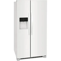 25.6 Cu. Ft. Side-by-Side Refrigerator - White - OPEN BOX