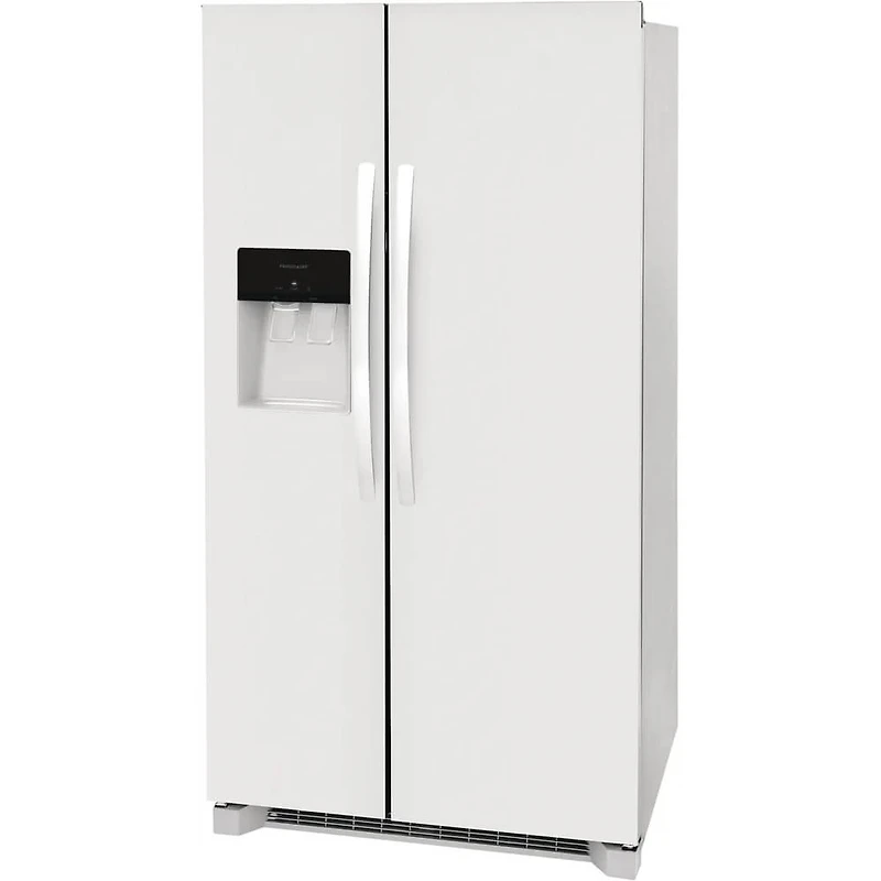 25.6 Cu. Ft. Side-by-Side Refrigerator - White - OPEN BOX