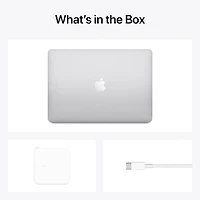 13.3 inch MacBook Air - M1 chip - 8GB/256GB (Late 2020, Silver) - OPEN BOX