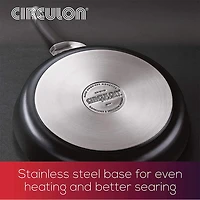 Symmetry 11-Piece Hard Anodized Aluminum Nonstick Set- Black