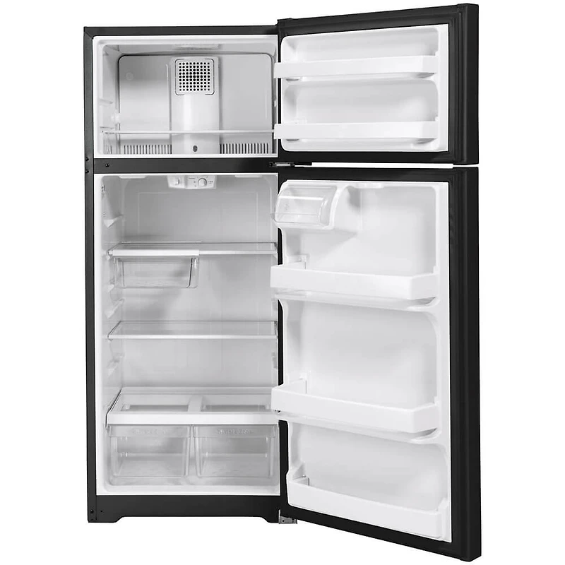 17.5 Cu. Ft. Black Top-Freezer Refrigerator