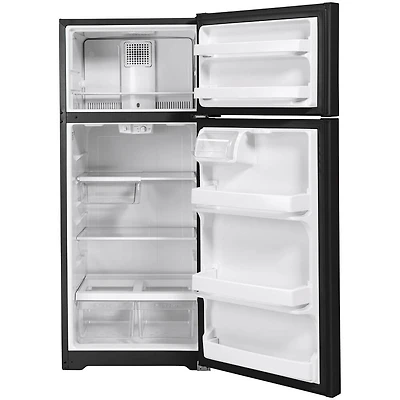 17.5 Cu. Ft. Black Top-Freezer Refrigerator
