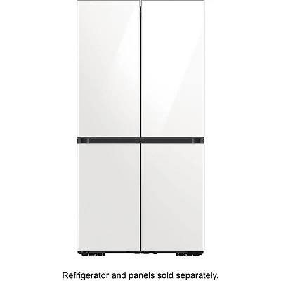 Bespoke 4-Door Flex™ Refrigerator Panel - Bottom Panel - White Glass - OPEN BOX