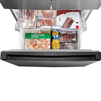 18.7 Cu. Ft. Stainless Bottom Mount Freezer Refrigerator