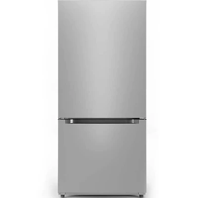 18.7 Cu. Ft. Stainless Bottom Mount Freezer Refrigerator