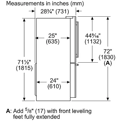 20.8 Cu. Ft. Professional Series Stainless Steel French Door Smart Refrigerator