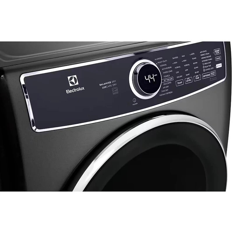 8 Cu. Ft. Titanium Front Load Steam Electric Dryer