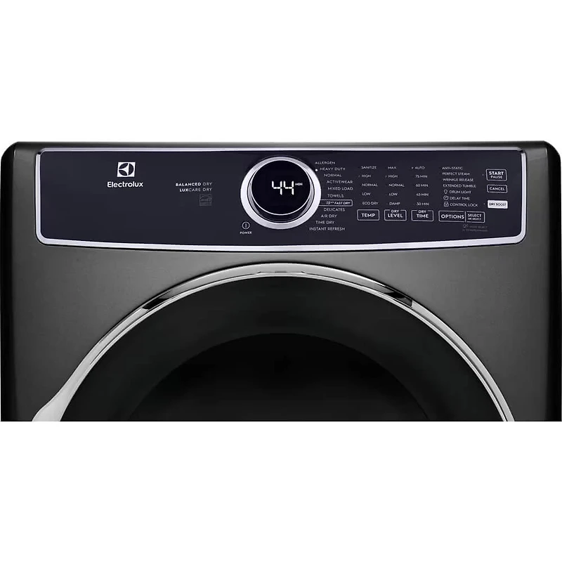 8 Cu. Ft. Titanium Front Load Steam Electric Dryer