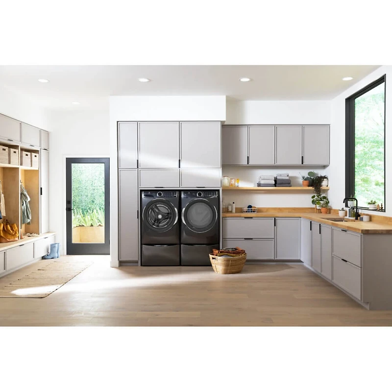 4.5 Cu. Ft. Titanium Steam Electric Front Load Washer